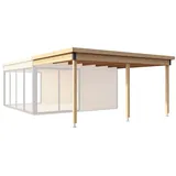 Lasita Maja Domeo 5 Dachverlängerung 44 mm, 300 x 418 naturbelassen