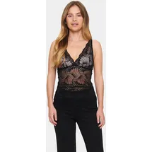 St Tropez top", 'Daisy' - schwarz, - L