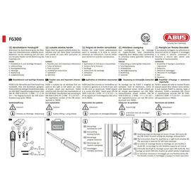 ABUS Fenstergriff FG300 gleichschließend 7/32-44,silber