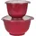 Rosti Rührschüssel Set 2tlg. mit Deckel, Margrethe Rot (red) 1,5+3,0L