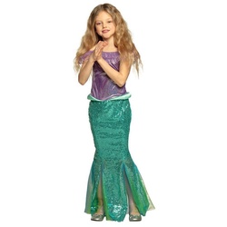 Boland Kostüm Meerjungfrau Prinzessin, Mermaid-Kleid für glitzernd-glänzende Unterwasser-Damen 140-158