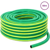 vidaXL Gartenschlauch 50 m Grün/Gelb