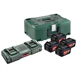 Metabo Basis Set 4 x 5,2 Ah + 2 x Schnellladegerät ASC Ultra + Metaloc