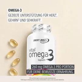 Best Body Vital Omega 3 Kapseln 120 St.