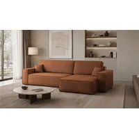 kaiser möbel Eckcouch Stoff 2-Sitzer Orange