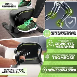 TRETMANN Basic Pedaltrainer Set extra - Schwarz