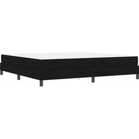 vidaXL Boxspringbett 200 x 200 cm Schwarz