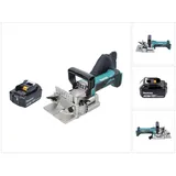 Makita DPJ 180 F1 Akku Nutfräse 18 V 100 mm + 1x Akku 3,0 Ah - ohne Ladegerät