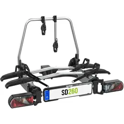 Fahrradträger SD260 Ausziehbar, 2 Räder   für Wohnmobile, Kastenfahrzeuge mit Fl...