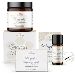 Nail Care Set | Propolis Nagelserum, Kapseln & Propolis-Honig-Seife bei Nagelpilz mehr Flüssigkeit 3 St