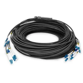 Digitus DK-2A338U100BK-BBB Glasfaser Universal Breakout Kabel, Singlemode OS2