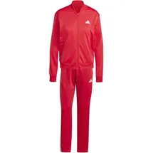 adidas Essentials 3-Stripes Trainingsanzug Rot/Weiß XXL