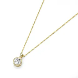 Goldkette LUIGI MERANO "mit Zirkonia, Gold 375", gold, Halsketten, Damen, 45cm, Gelbgold 375