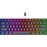 PREYON Red All Claw tastatur mit USB C, Bluetooth, 2.4 GHz - Mechanische Tastatur mit Hintergrundbeleuchtung - 60% Tastatur - Hot Swap - 2500 mAH Akku - Gateron Red Schalter - Tastatur