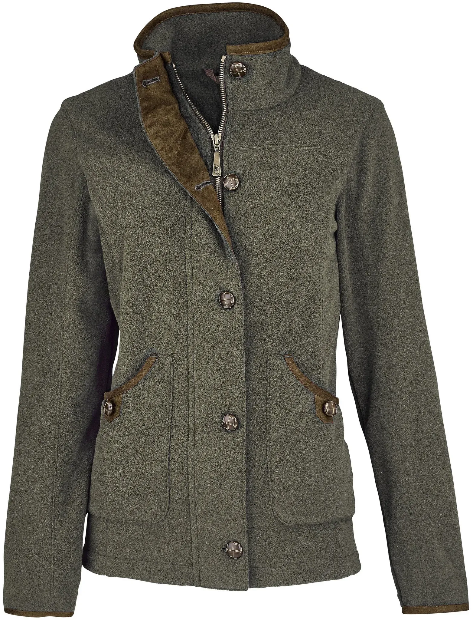 Baleno Fleecejacke Claire, moss green, S