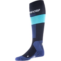 CEP Ski Compression Socken Herren Merino Skiing V2 Skisocken blau,