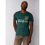 wat? APPAREL T-Shirt Not in the mood in Dunkelgrün | Gr.: 48