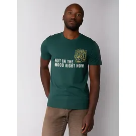 wat? APPAREL T-Shirt Not in the mood in Dunkelgrün | Gr.: 48