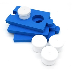 Procyon Tier-Intelligenzspielzeug Schnüffelset für Hunde mit 4 Dosen, (7-tlg) Puzzleplatten blau