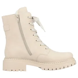 Rieker Schnürstiefel in beige | Gr.: 42