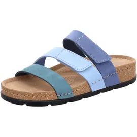 ROHDE Damen Pantolette aus Nubukleder mit Memory-Fußbett D.Soave 5419, Größe:39 EU,