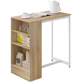 Woltu Bartisch 91 x 49 x 91 cm Beige