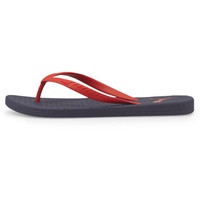 PUMA Unisex Comfy Flip Sandal, Peacoat-High Risk Red, 40.5 EU - 40.5 EU
