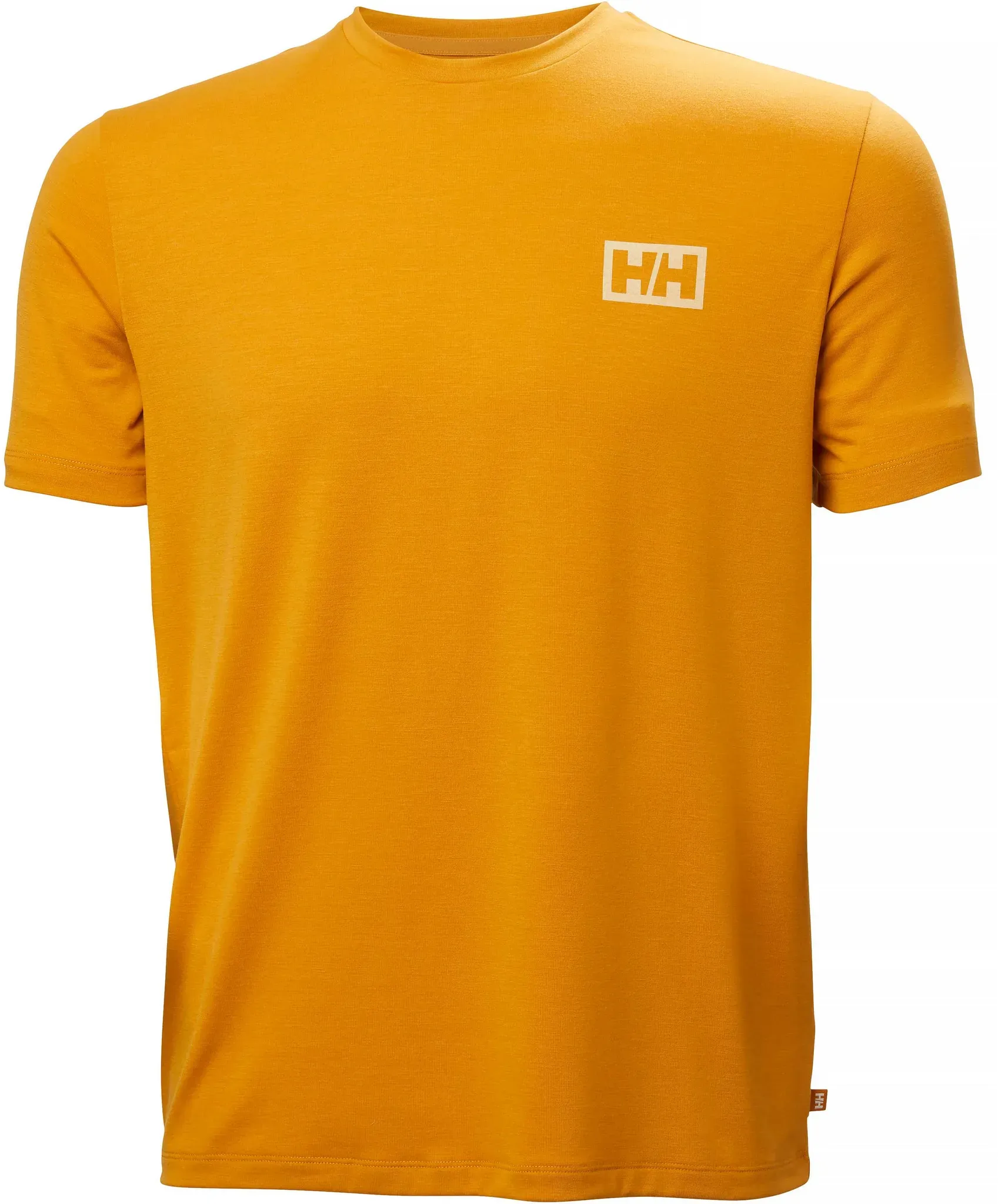 HELLY HANSEN SKOG GRAPHIC Funktionsshirt Herren in mustard, Größe L - gelb