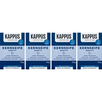 4er Pack Kappus Kernseife sensitiv 4x150g
