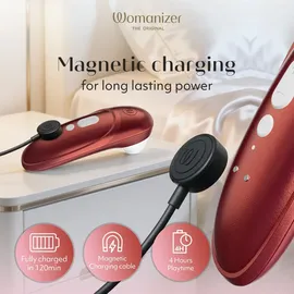Womanizer „Womanizer »Pro« Druckwellenvibrator rot