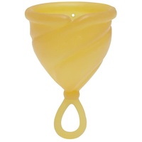 Loop Cup – Premium natürliche Menstruationstasse (groß), weicher, flexibler, biologisch abbaubarer Gummi, umweltfreundlichster Menstruationsschutz für bis zu 12 Stunden.