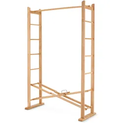 Tchibo - Klappbarer Massivholz-Kleiderständer - 105x43x163,5cm - naturfarben - Rubberwood-Holz / Metall / Silikon
