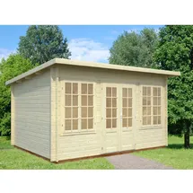 Palmako Gartenhaus Lisa 4 x 3 m Hellgrau