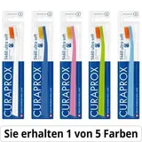 Curaprox Zahnbürste CS 5460 ultra soft, ultraweich, mit Kunststoffgriff, für Erwachsene
