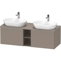 Duravit D-Neo Konsolenwaschtischunterbau wandhängend Basalt Matt 1400x550x459 mm - DE4950B70430000 DE4950B70430000
