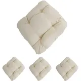 MCW Sitzkissen 41 x 38 x 8 cm beige 4-tlg.