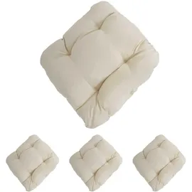 MCW Sitzkissen 41 x 38 x 8 cm beige 4-tlg.