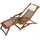 Garden Pleasure Sonnenliege 145 x 60 x 78 cm Braun