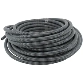 Unitec Flexrohr, 40716 32mm 25m Mittlere Beanspruchung Flexschlauch Dunkelgrau