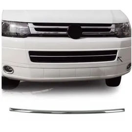 Omac Kühlergrill Leisten Grillleisten kompatibel mit VW Transporter T5 2010-2015 Chrom Silber
