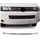 Omac Kühlergrill Leisten Grillleisten kompatibel mit VW Transporter T5 2010-2015 Chrom Silber
