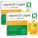 vitamin D-Loges 7.000 I.E pflanzlich Doppelpack 2x90 St Weichkapseln