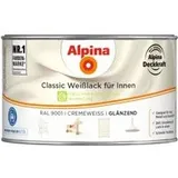 Alpina Classic Weißlack für Innen 300 ml Cremeweiß glänzend