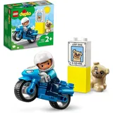 LEGO DUPLO Polizeimotorrad Polizei-Spielzeug für Kleinkinder ab 2 Jahre, Bau-Set