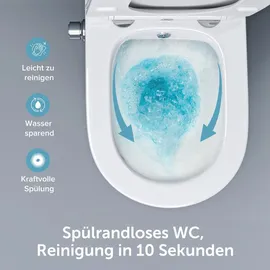 doporro Aachen601 mit WC-Sitz Weiß