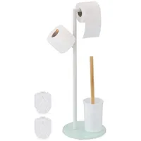 Relaxdays Wc-Garnitur, weiß