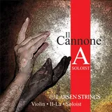 Larsen Strings Violin Saiten II Cannone - 4/4 Violine - Soloist - Einzelsaite A, Multifilament-Fiber Nylonkern, Aluminium umsponnen, Spannung 5,97/13.13