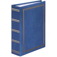 Hama London, blau 100 Blätter, 13 x 18, Gehäusebindung, Polyurethan, 145 mm