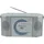Soundmaster RCD1770SI Radio CD-MP3 Spieler CD-R und CD-RW Tragbar Batterie- und Netzbetrieb LCD Display mit Datum und Uhrzeit USB- und Kopfhöhreranschluss