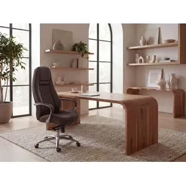FineBuy AUSTIN Echtleder Braun